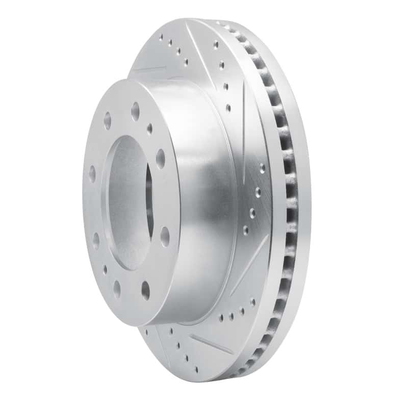 R1 Concepts — R1 94-99 Dodge Ram 2500 Front Right Drilled & Slotted Silver Brake Rotor
R1 Brake Rotor Drill - view 2