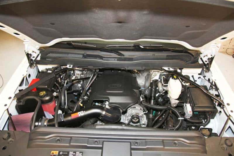 K&N Engineering — K&N 77 Series Performance Intake Kit for 2015 Chevrolet Silverado/GMC Sierra 2500/3500 6.0L V8
Performance Air Inta
Air Intake System - view 6