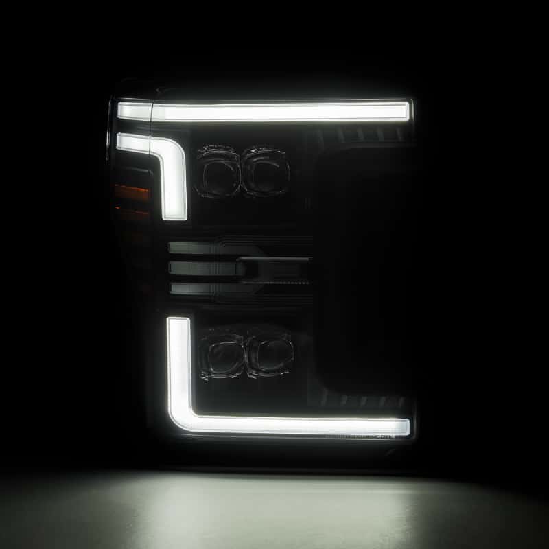 AlphaRex — AlphaRex 17-19 Ford F-250/350/450 SD NOVA-Series LED Proj Headlights Alpha-Bk w/Acv Light SS & SBDRL
Projector Headlights - view 3