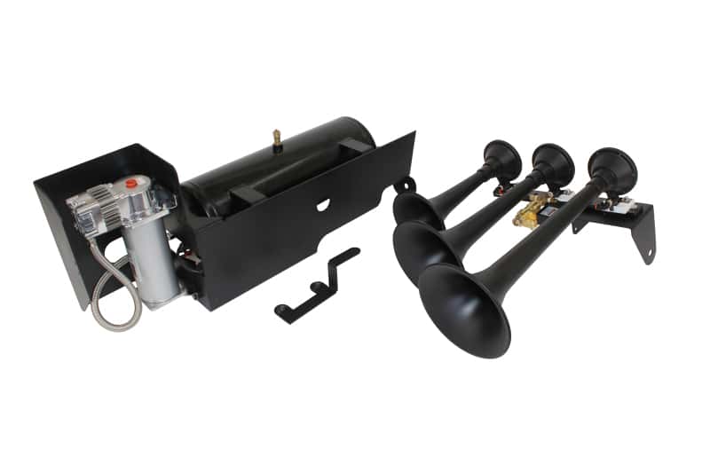 Kleinn Air Horns — Kleinn 11-16 Ford F-250/ F-350 Onboard Air System w/ Model 730 Horns
Horn System - view 2