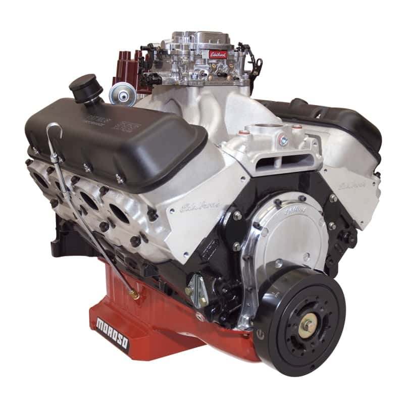 Edelbrock — Edelbrock Crate Engine Edelbrock/Pat Musi 555 RPM XT BBC 675 HP Stock Exhaust Port Location
{"Sellable":"Yes"}
CRATE ENGINE - view 5