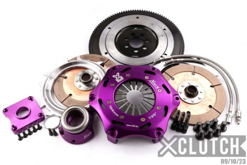 XCLUTCH — XClutch 07-17 Mitsubishi Lancer EVO X 2.0L 7.25in Twin Solid Ceramic Clutch Kit
Clutch Kit - view 1