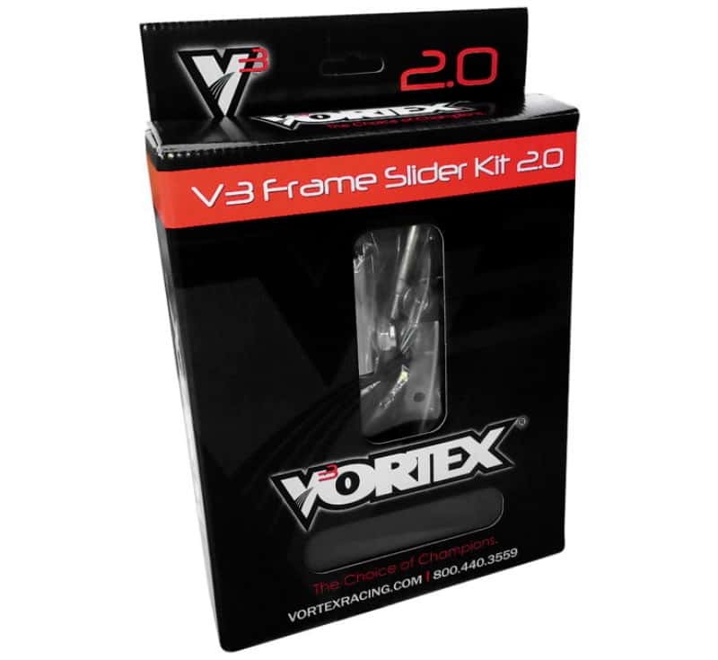 Vortex Racing — Vortex Racing 09-11 BMW S 1000 RR V3 2.0 Frame Slider Kit- No Cut - view 3