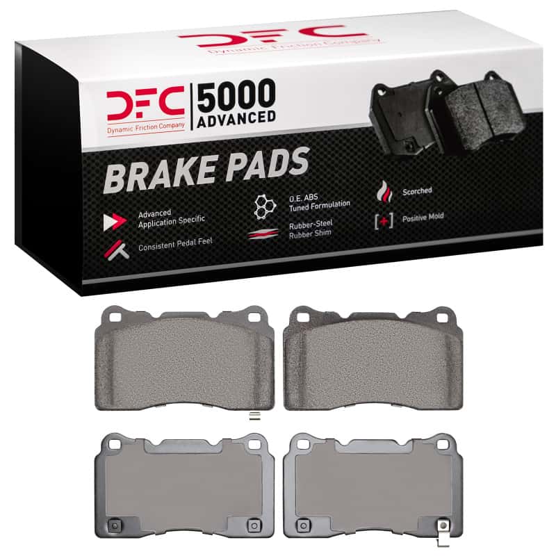 DFC — DFC 03-25 Acura TL Front/Rear 5000 Advanced Low Metallic Brake Pads
DFC Brake Pad Set - view 1