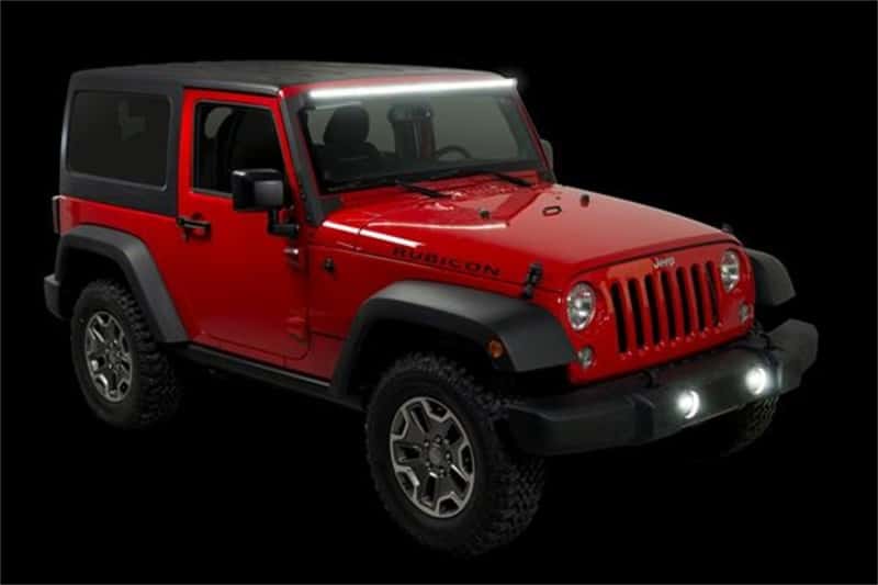 Putco — Putco 07-18 Jeep Wrangler JK - Roof Bracket Kit for PN 10050 - 50in Straight
LightBarMntingKt - view 5