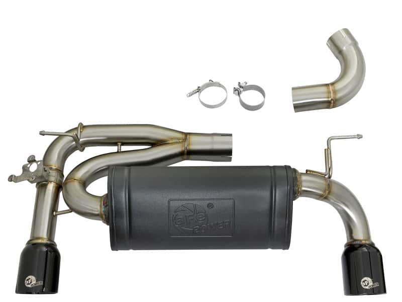 aFe — aFe MACHForce XP Exhausts Axle-Back 12-15 BMW 335i 3.0T (SS w/Black Tips)
Axle-Back Exhaust - view 7