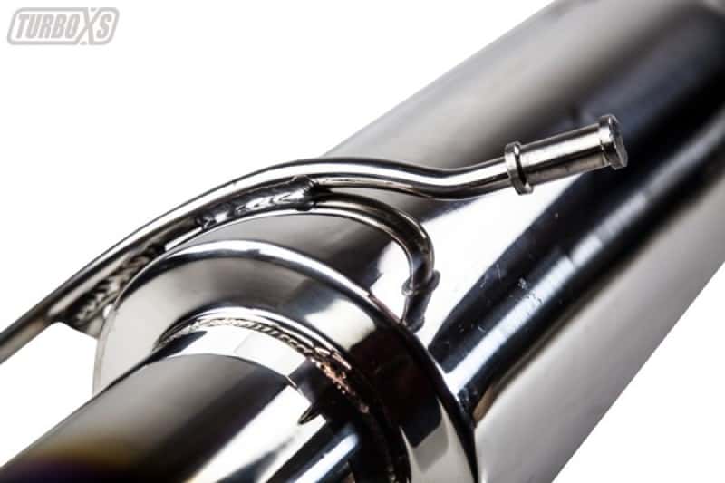Turbo XS — Turbo XS 02-07 WRX-STi Rear Muffler Assembly w/ Titanium Tip
Exhaust Muffler - view 6