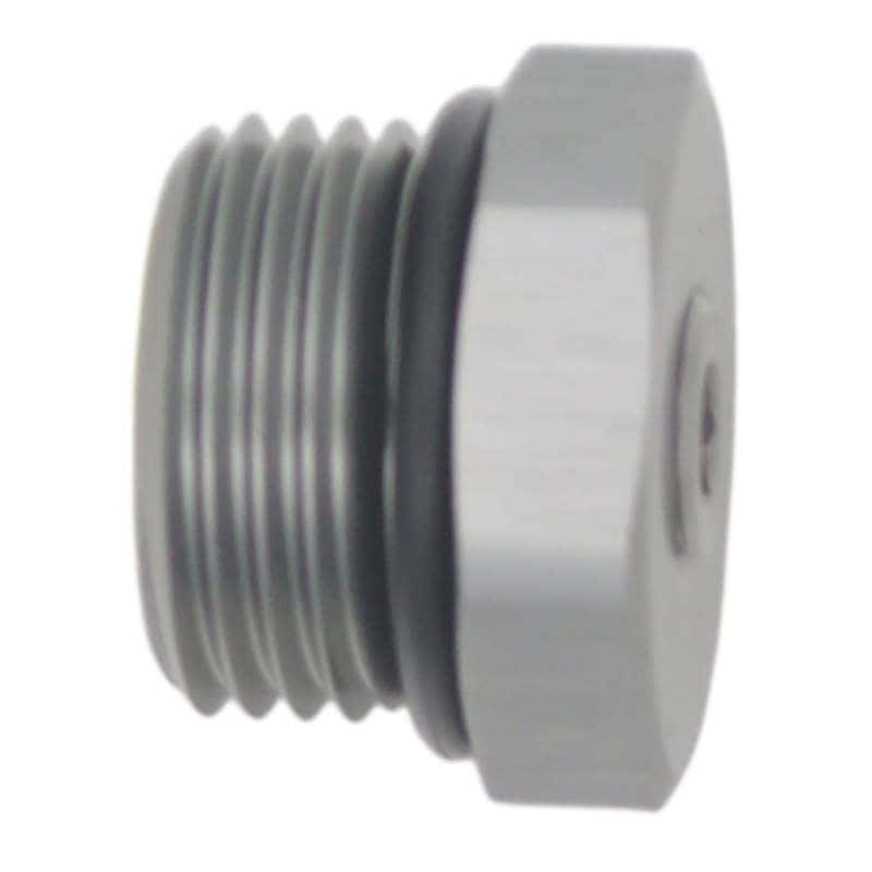 DeatschWerks — DeatschWerks 10AN ORB Male Plug Fitting with 1/8in NPT Gauge Port - Anodized DW Titanium
Lines & Fittings - view 1