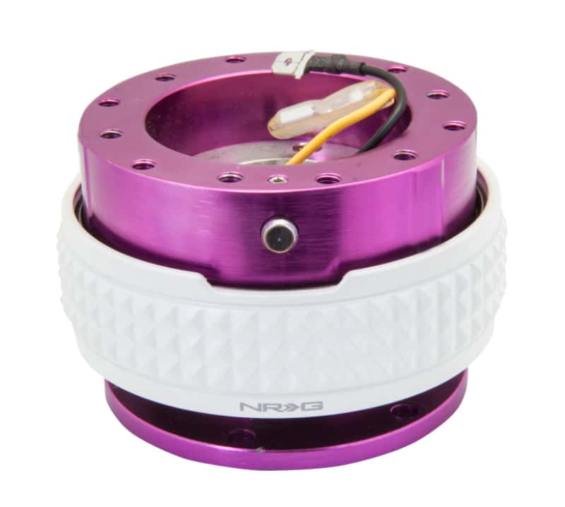 NRG — NRG Quick Release Kit - Pyramid Edition - Purple Body / Glow In The Dark Pyramid Ring - view 2