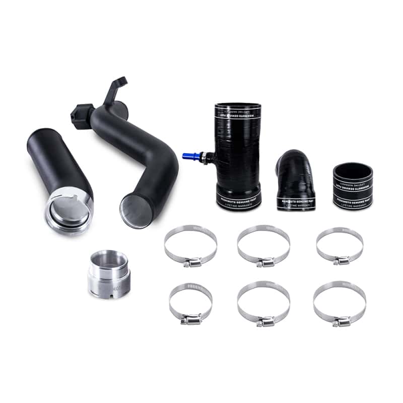 Mishimoto — Mishimoto 2019+ Ford Ranger 2.3L Intercooler Pipe & Boot Kit - Micro-Wrinkle Black
IC Pipe and Boot Kit - view 1
