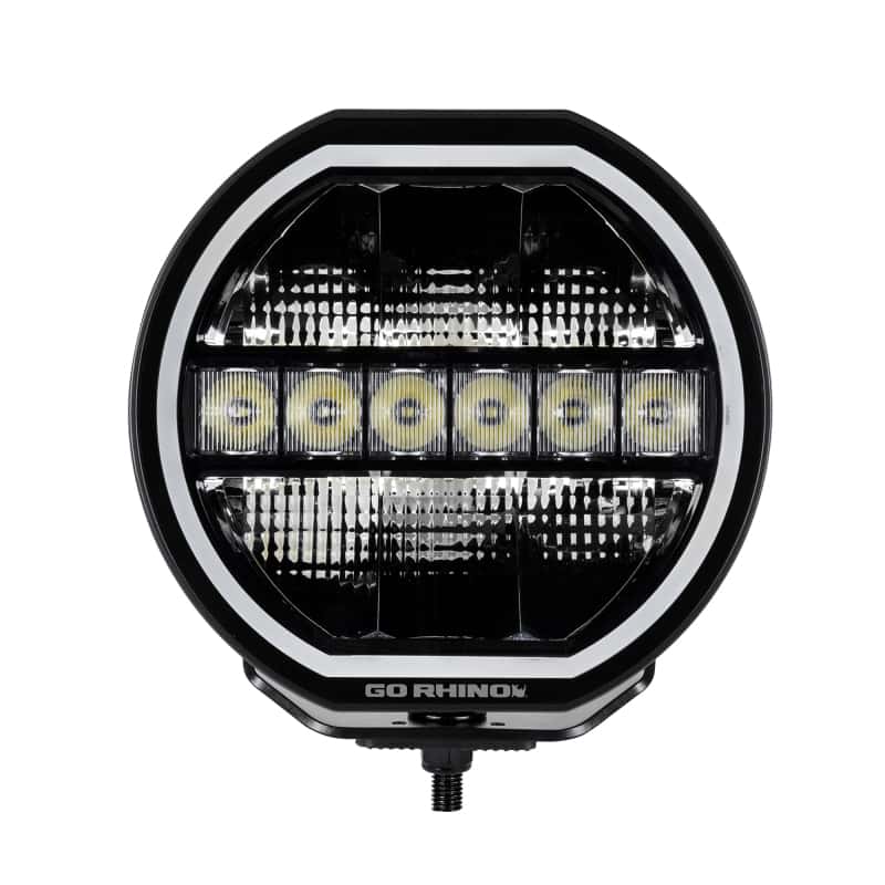 Go Rhino — Go Rhino Xplor Blackout Series Maxline LED Hi/Low Beam w/Multi DRL (Surface Mount) 9in. - Blk
BLK-Hi/LowW/MultiDRL - view 1