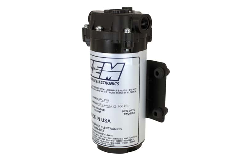 AEM — AEM Water/Methanol Injection 200psi Recirculation Pump
Water/Meth Injection
Water/Methanol 3/8 - view 1