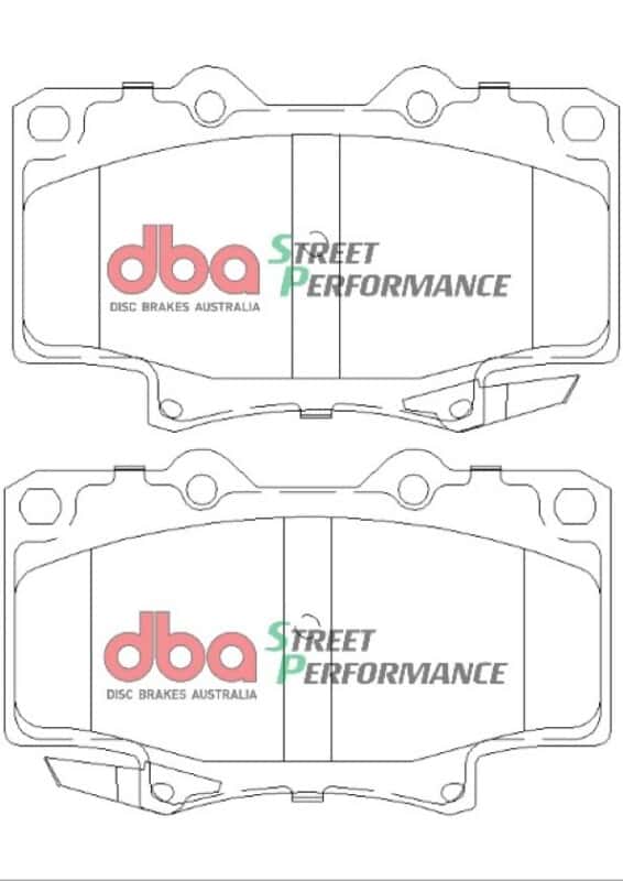 DBA — DBA 91-96 Toyota Land Cruiser SP500 Front Brake Pads
Brake Pad - view 9