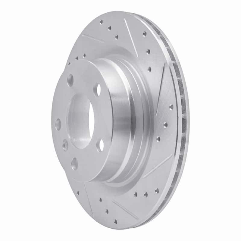 R1 Concepts — R1 06-21 BMW 230I Rear Right Drilled & Slotted Silver Brake Rotor
R1 Brake Rotor Drill - view 2