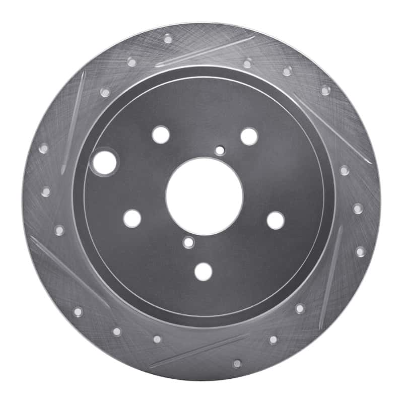 R1 Concepts — R1 15-21 Subaru WRX Rear Left Drilled & Slotted Silver Brake Rotor
R1 Brake Rotor Drill - view 1