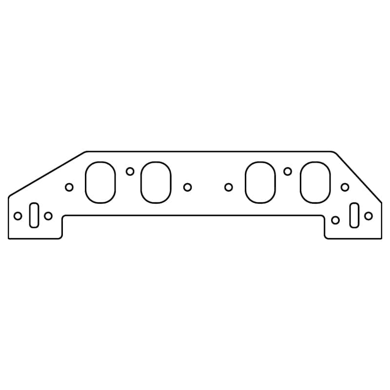 Cometic Gasket — Cometic GM Gen-V/VI BB V8 .060in Fiber Intake Mani Gasket-w/ Reher-Morrison 12 Deg Raptor II Heads
Intake Gasket - view 2