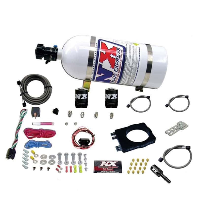 Nitrous Express — Nitrous Express Dodge Hemi Nitrous Plate Kit (50-400HP) w/10lb Bottle
Injection System Kit
N2OSys - view 2