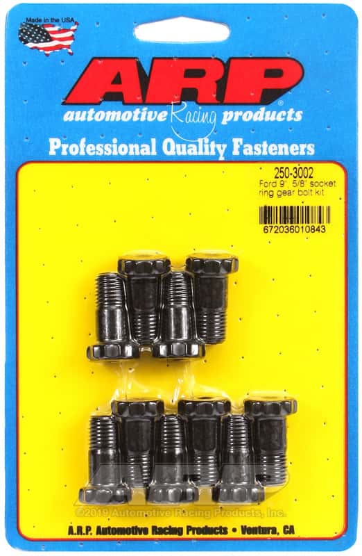 ARP — ARP Ford 9in 7/16in Dia 5/8in Socket Ring Gear Bolt Kit - view 1