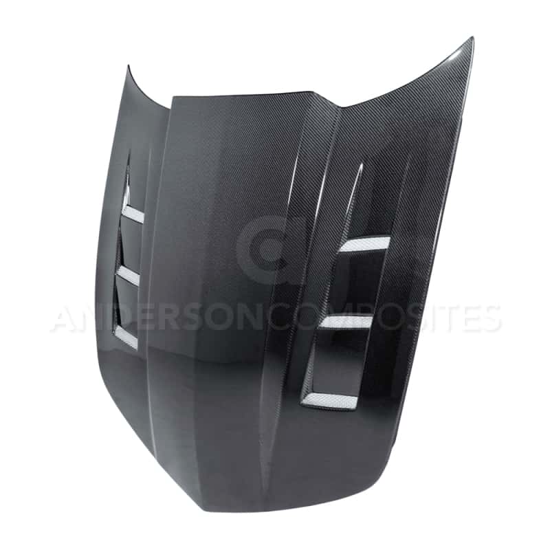 Anderson Composites — Anderson Composites 10-11 Chevy Camaro TS-style Carbon Fiber Hood - view 1