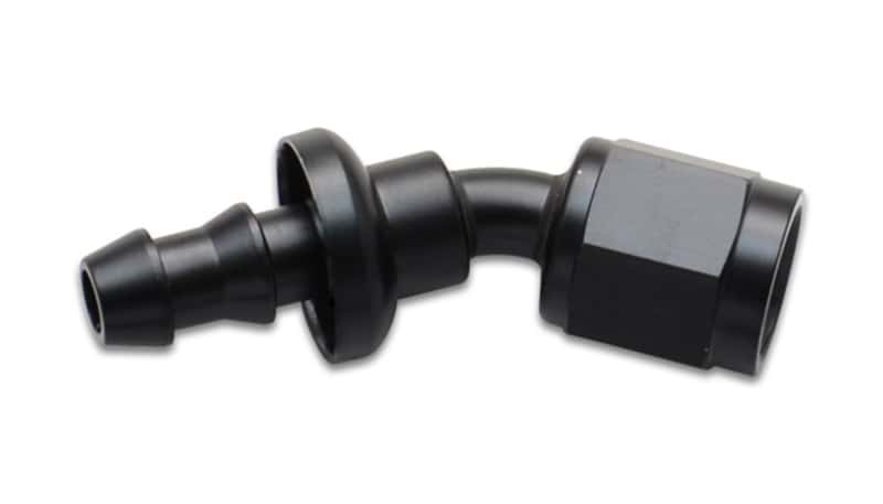 Vibrant — Vibrant Push-On 30 Degree Hose End Elbow Fitting Size -10AN
10AN30DegPushOnHsEnd
-10AN30DegPush-OnFtg
AN Fitting - view 1