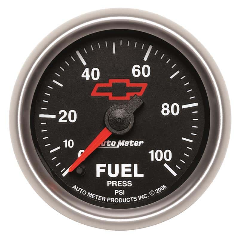 AutoMeter — Autometer Sport-Comp II GM 52mm 0-100 PSI Full Sweep Electronic Fuel Pressure Gauge
2-1/16" FUEL PRESS, - view 2
