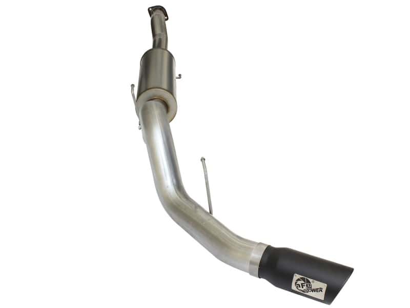 aFe — aFe MACHForce XP SS Exhaust 4in Cat-Back w/ Black Tip 2015 Ford F-150 EcoBoost V6 2.7/3.5Ltt
Cat-Back Exhaust - view 2