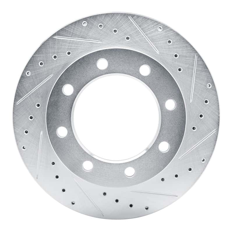 R1 Concepts — R1 77-00 Chevrolet V30 & V3500 Pickup Front Right Drilled & Slotted Silver Brake Rotor
R1 Brake Rotor Drill - view 1