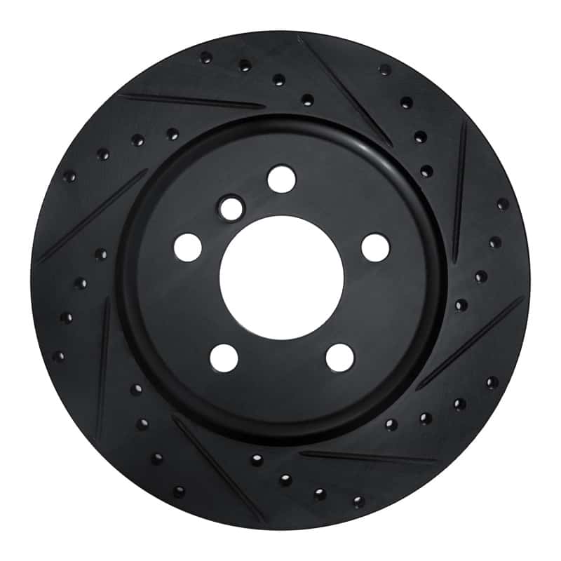 R1 Concepts — R1 11-16 BMW 535I Rear Right Drilled & Slotted Black Brake Rotor
R1 Brake Rotor Drill - view 1
