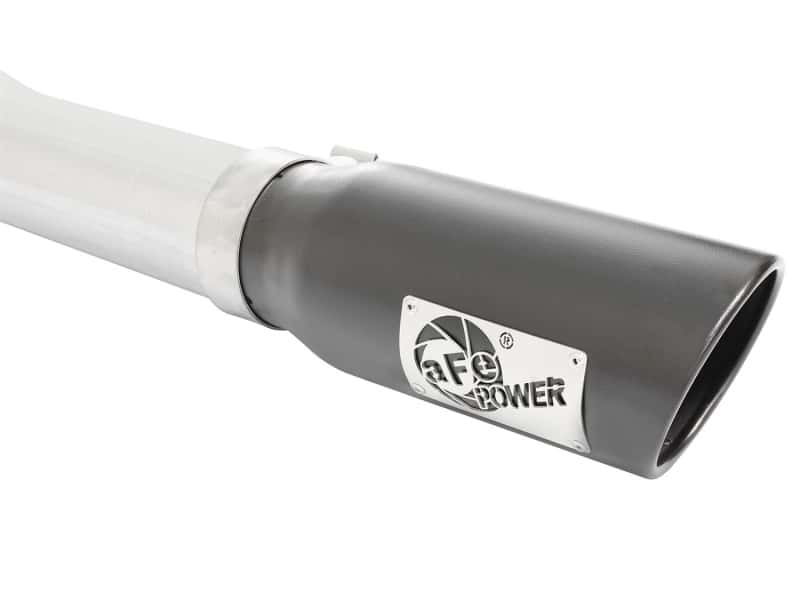 aFe — aFe MACHForce XP SS Exhaust 3in to 3.5in Cat-Back w/ Black Tip 15 Ford F-150 EcoBoost V6 2.7/3.5Ltt
Cat-Back Exhaust - view 6