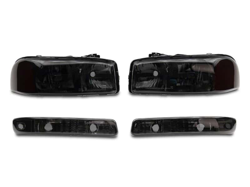Raxiom — Raxiom 99-06 GMC Sierra 1500 Axial Series OEM Crystal Rep Headlights- Chrome Housing- Smoked Lens
Headlights - view 1