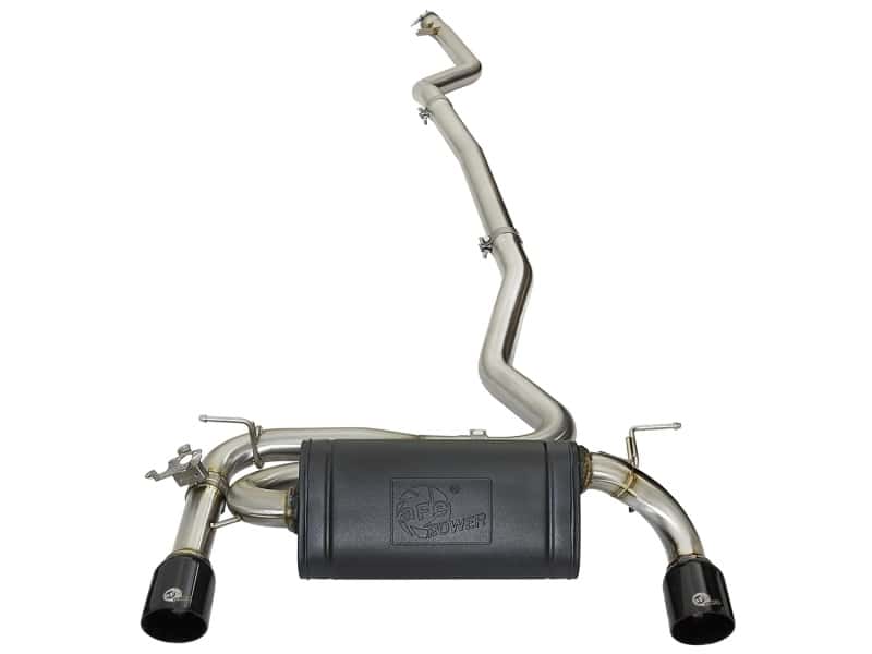 aFe — aFe MACHForce XP Exhausts Cat-Back SS 16-17 BMW 340i/iX 440i/iX (F3X) L6-3.0L (B58) w/Black Tips
Cat-Back Exhaust - view 2