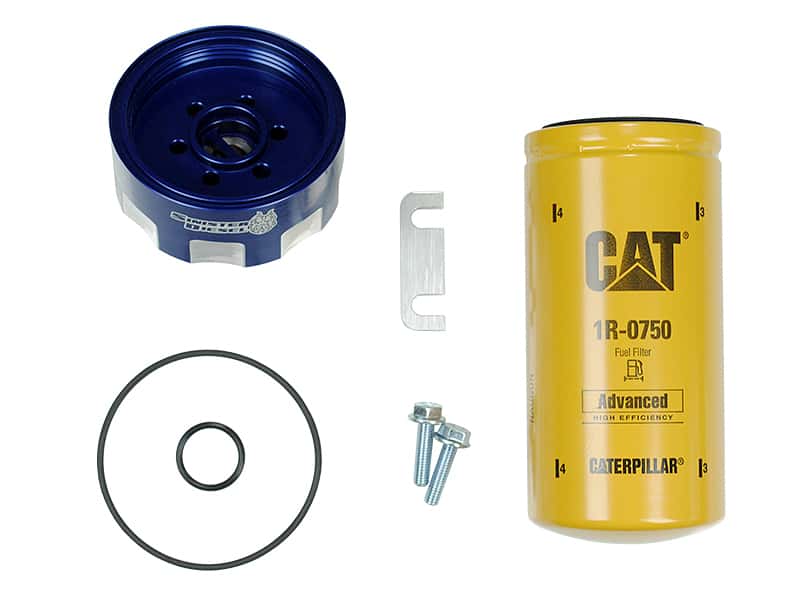 Sinister Diesel — Sinister Diesel 01-15 Chevy Duramax CAT Filter Adapter
Fuel Filter Adapter - view 4