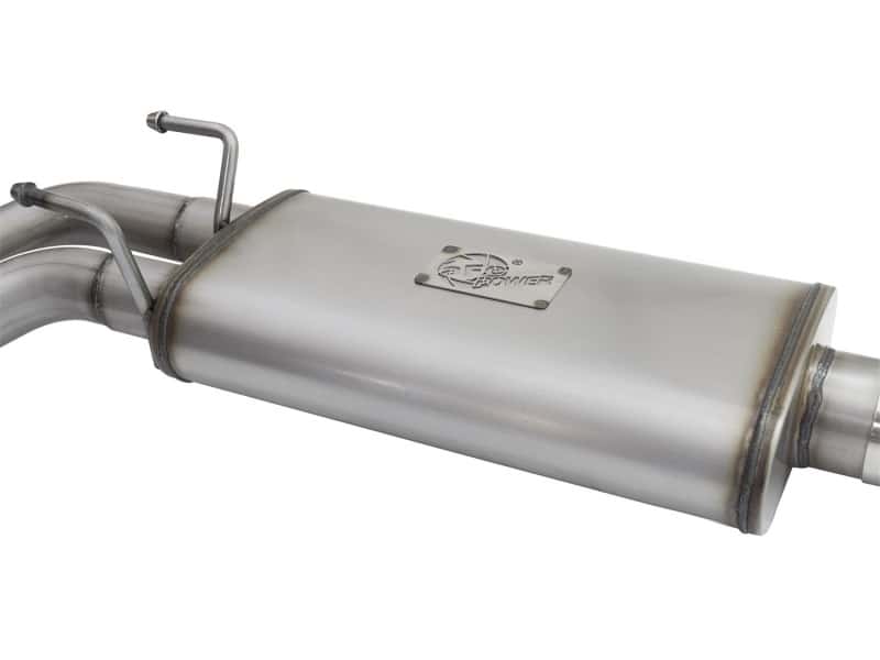 aFe — aFe Rebel Series CB 3in Middle Side Exit SS Exht w/Polish Tips 09-16 Chevy Silverado/GMC Sierra 1500
Cat-Back Exhaust - view 5