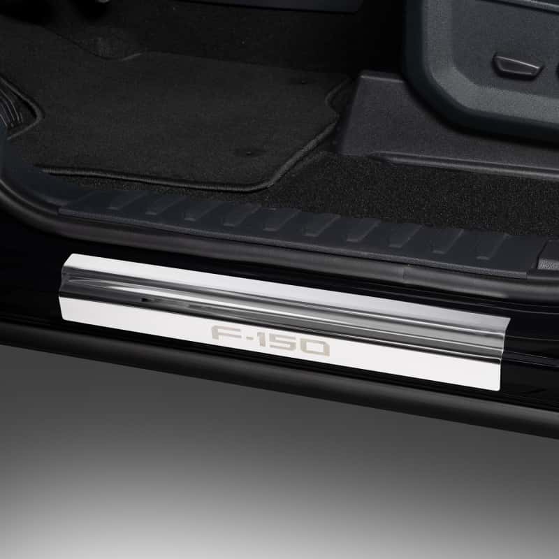 Putco — Putco 15-20 Ford F-150 - Regular Cab & SuperCab w/ F-150 Etching - 4pcs SS Door Sills
Door Sill Protector - view 2