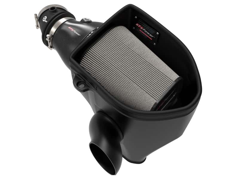 aFe — aFe Magnum Force Stage-2 Track Series Carbon Fiber AIS w/Pro Dry S Media-18 Dodge Challenger V8-6.2L
Track Series Intake - view 3