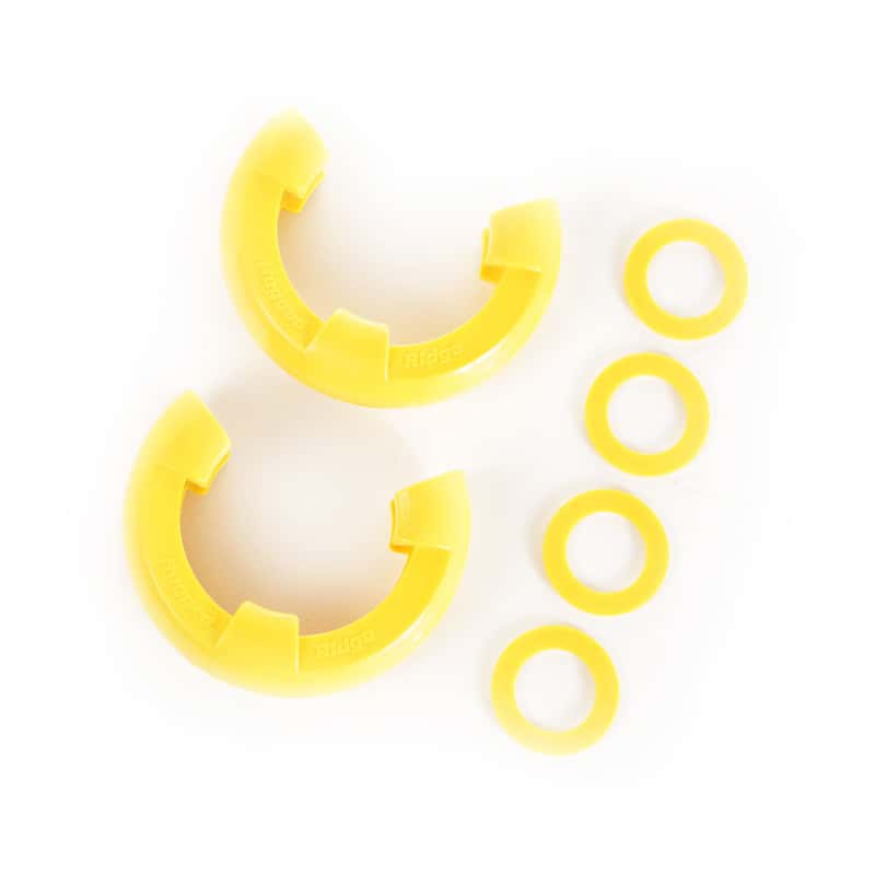 Rugged Ridge — Rugged Ridge Yellow 3/4in D-Ring Isolator Kit
OFFROAD_RECOVERY
D-Ring Isolator - view 2