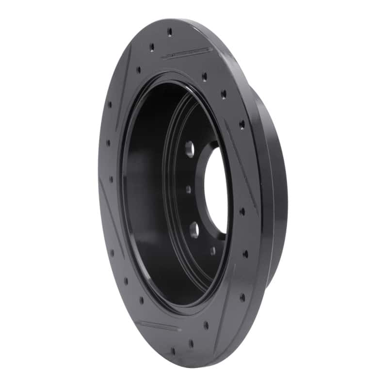 R1 Concepts — R1 06-10 Buick LaCrosse Rear Right Drilled & Slotted Black Brake Rotor
R1 Brake Rotor Drill - view 4