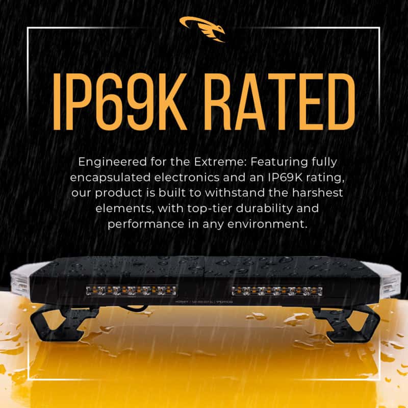 Putco — Putco 24in Hornet Light Bar - (Amber) LED Stealth Rooftop Strobe Bar
LED Light Bar - view 9