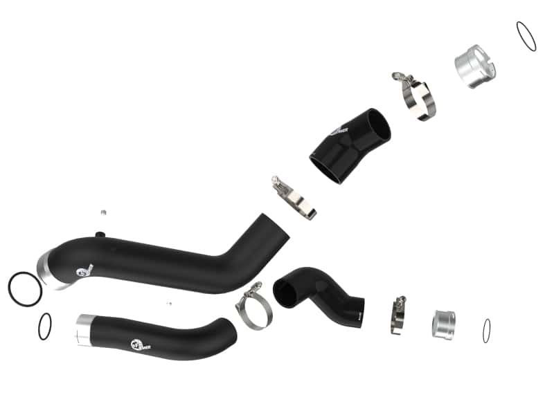 aFe — aFe BladeRunner Black Intercooler Hot & Cold Side Tubes Combo 19-20 GM Trucks 1500 L4-2.7L (t)
Charge Pipe Kit - view 2