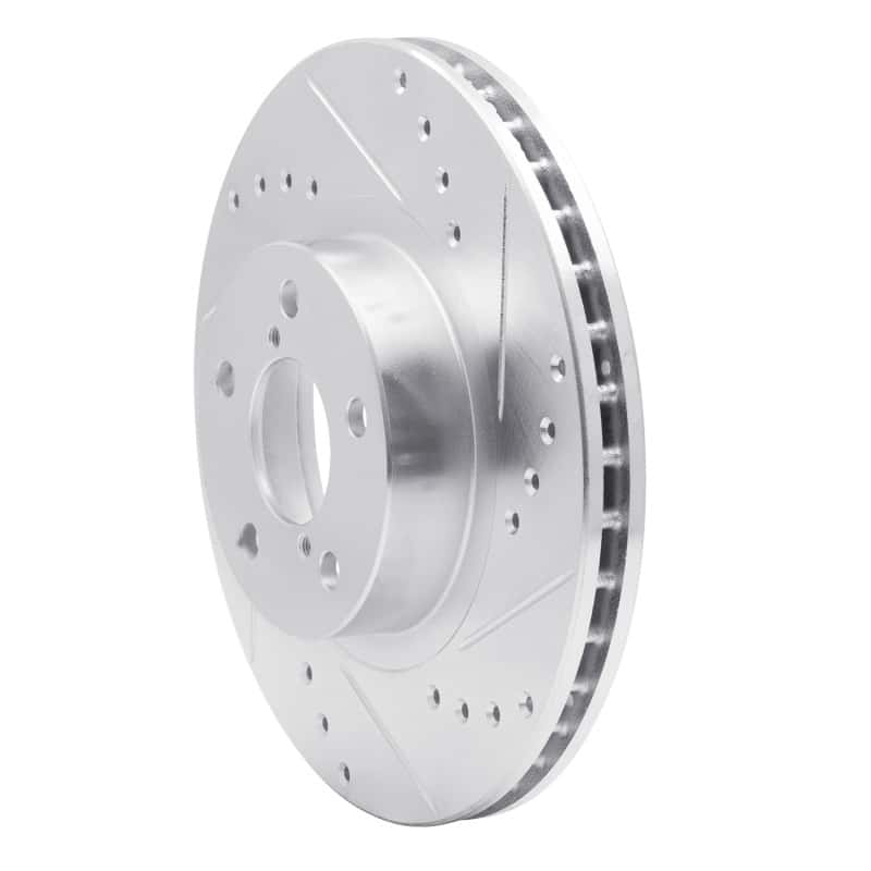 R1 Concepts — R1 90-16 Saab 9-2X Front Right Drilled & Slotted Silver Brake Rotor
R1 Brake Rotor Drill - view 2