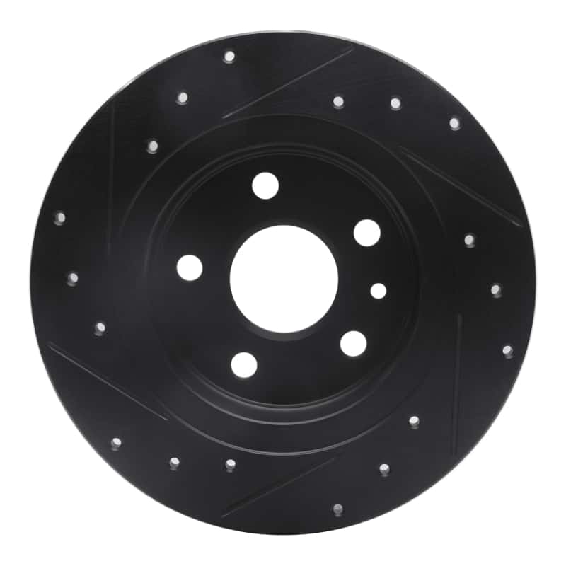 R1 Concepts — R1 11-22 Buick Encore Rear Right Drilled & Slotted Black Brake Rotor
R1 Brake Rotor Drill - view 5