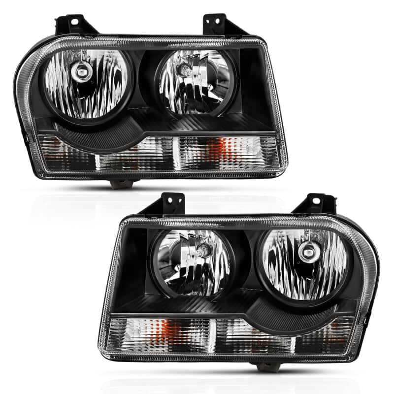ANZO — ANZO 2005-2010 Chrysler 300 Crystal Headlight Black
Head Light Set
HdLtSet - view 4