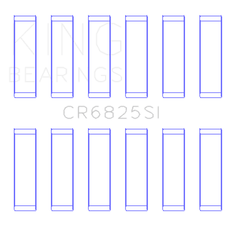 King Engine Bearings — King Engine Bearings Chrysler 226 (3.7L) (Size +0.25mm) Connecting Rod Bearing Set
Engine Bearing - view 1