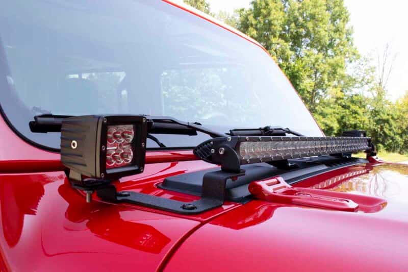 Fishbone Offroad — Fishbone Offroad 2018+ Jeep Wrangler JL Cowl Light Bracket - view 14