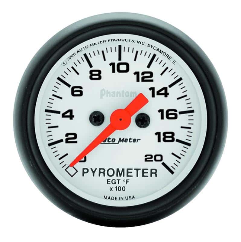 AutoMeter — Autometer Phantom 2 1/16in 2000 Deg F Digital Stepper Motor Pyrometer (EGT) Gauge
2" E.G.T. KIT, 0-200 - view 2