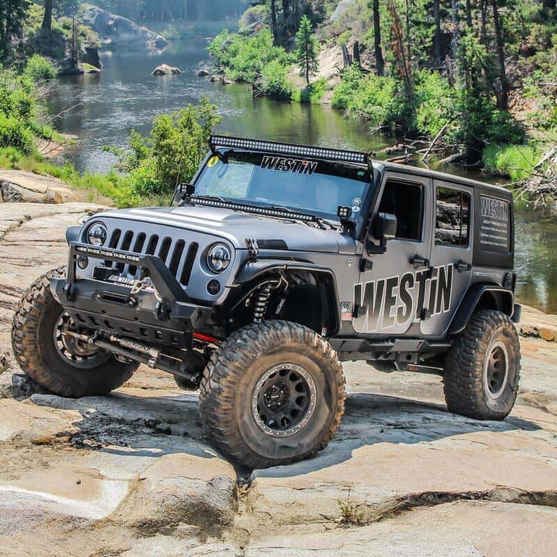 Westin — Westin/Snyper 07-17 Jeep Wrangler Unlimited Rock Slider Steps - Textured Black
Nerf/Step Bar - view 4