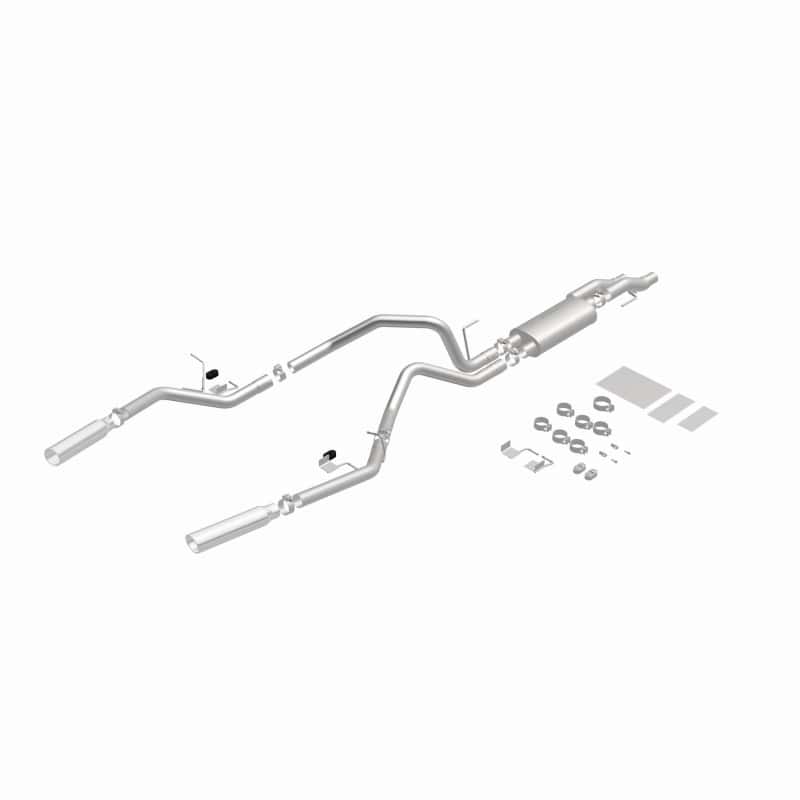 Magnaflow — MagnaFlow 11 Ford F-150 3.7L/5.0L/6.2L SS Catback Exhaust Dual Split Rear Exit w/ 3.5in SS Tips
Cat-Back - view 1