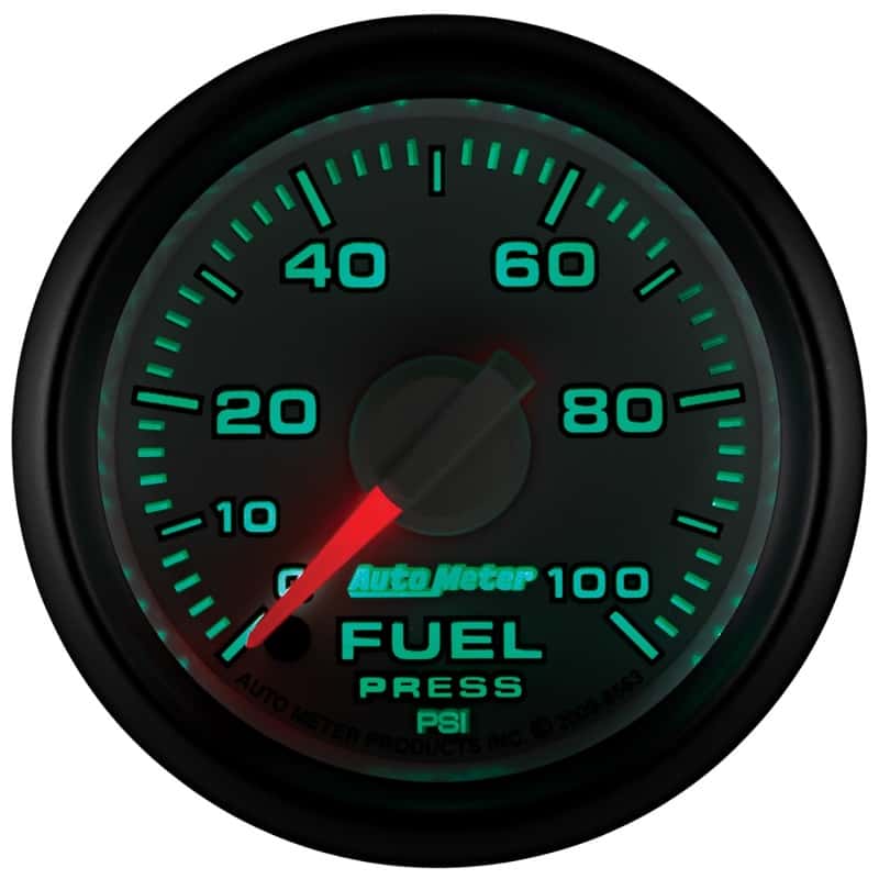 AutoMeter — Autometer Factory Match 52.4mm Full Sweep Electronic 0-100 PSI Fuel Pressure Gauge Dodge
2-1/16" FUEL PRESS, - view 7