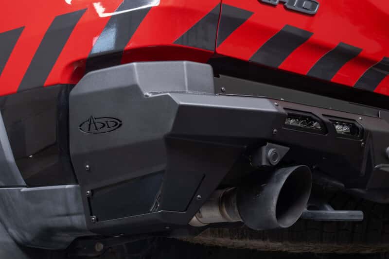 Addictive Desert Designs — Addictive Desert Designs2025 Ram RHO Phantom Rear Bumper - Hammer Black Powder Coat - view 4