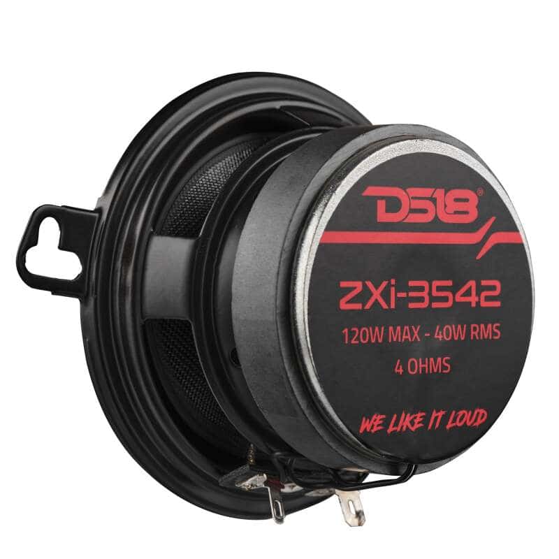 DS18 — DS18 3.5in 40 Watts RMS 4 ohm 2-Way Coaxial Speaker w/ Kevlar Cones - view 2